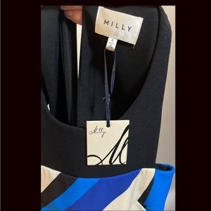 Milly ‘Swirl’ Halter Neck Dress size 6 NWT Gown